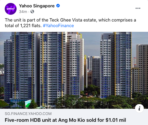 Million Dollar Resale HDB Flat